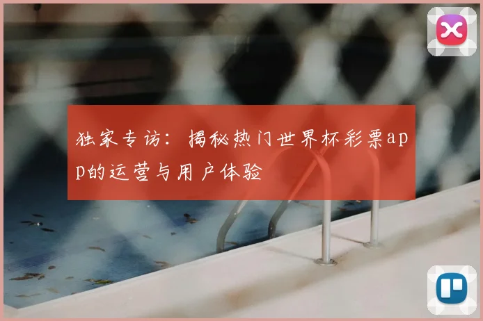 独家专访：揭秘热门世界杯彩票app的运营与用户体验